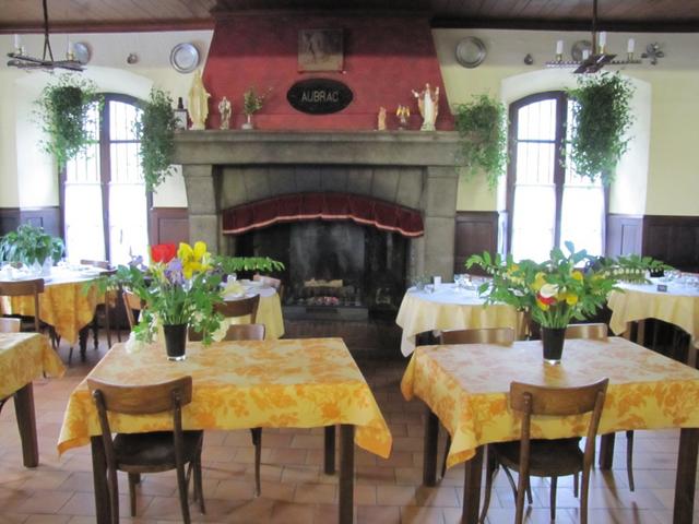 das Restaurant Chez Germaine in Aubrac. Ein muss für einen Pilger