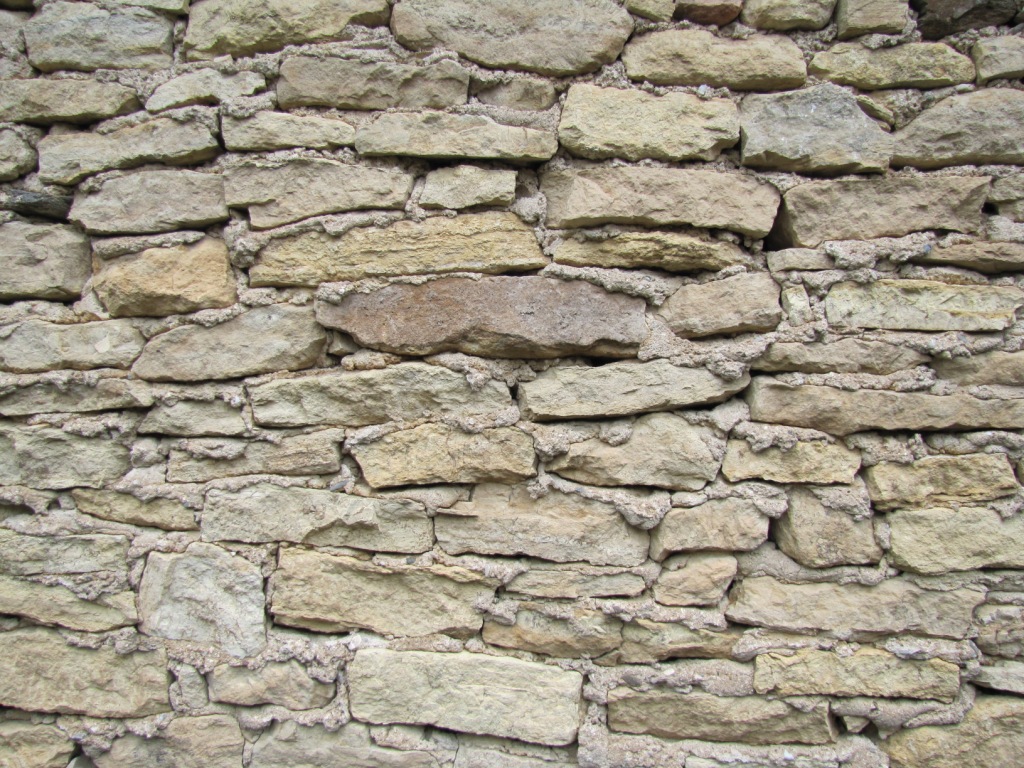 typisches Mauerwerk in dieser Gegend vom Lottal