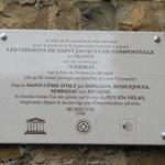 Via Podiensis von St.Côme d'Olt nach Estaing ist UNESCO Weltkulturerbe