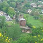 Blick runter zur Eglise de Perse