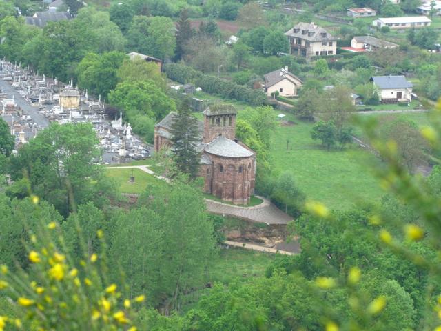 Blick runter zur Eglise de Perse