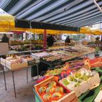 es ist Markttag in Espalion