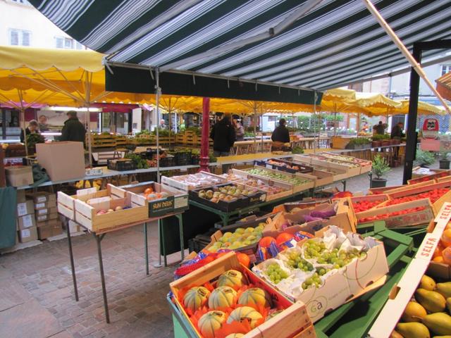 es ist Markttag in Espalion