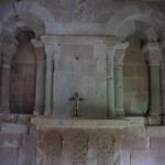 wunderschöner Altar aus karolingischer Zeit aus dem 9.Jh. Schönster Altar auf der Via Podiensis