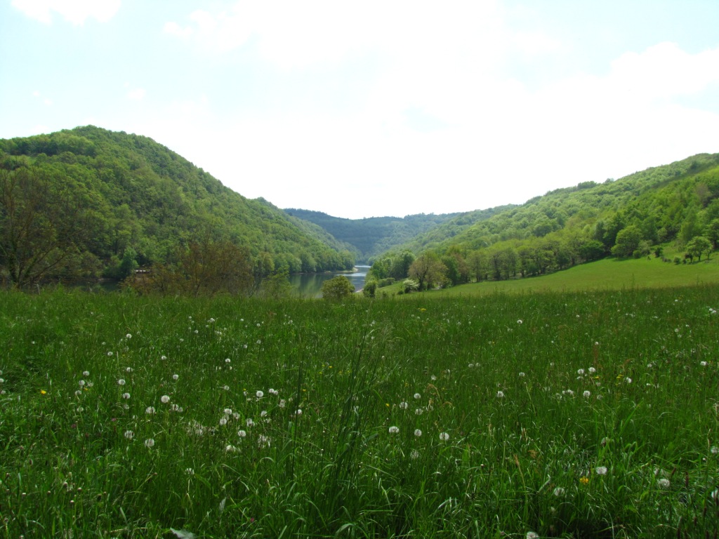 Blick zurück Richtung Estaing