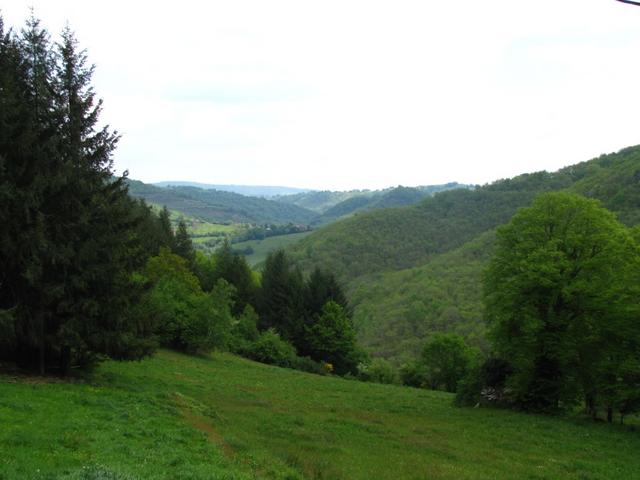 Blick zurück Richtung Espalion