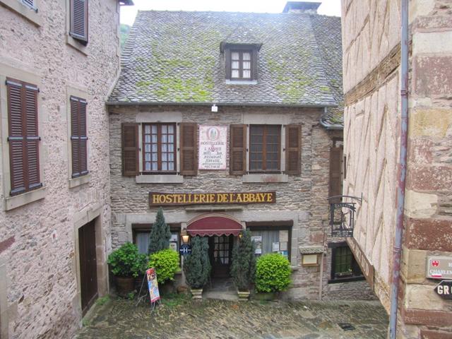 das Hotel "Hostellerie de l'Abbaye" hier haben wir übernachtet