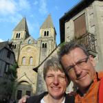 Erinnerungsfoto aufgenommen in Conques