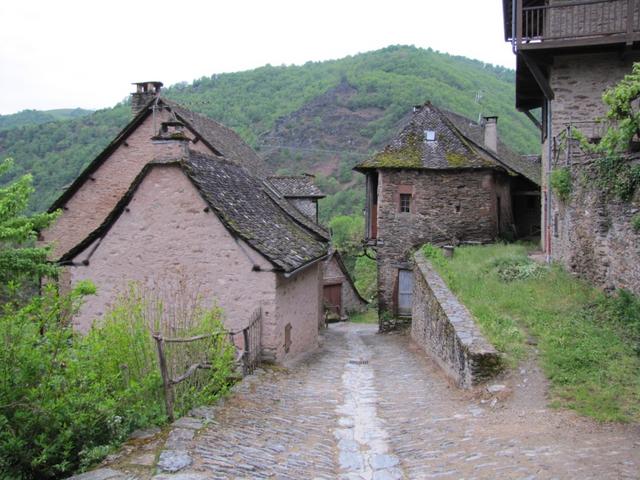 die letzten Häuser von Conques