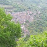 von der Kapelle aus, ist es möglich den letzten Blick nach Conques zu werfen