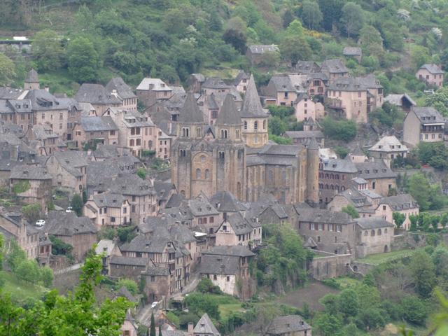 letzter Blick auf das sehr schöne Conques