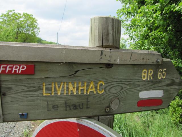 unser heutiges Ziel Livinhac le Haut