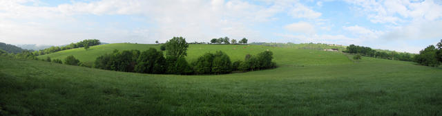 Breitbildfoto auf dem Weg nach Montredon