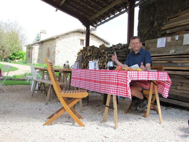 superschöner Picknickplatz beim Weiler Bord. Chambres et Tables d'Hôtes "La Grange de Bord"