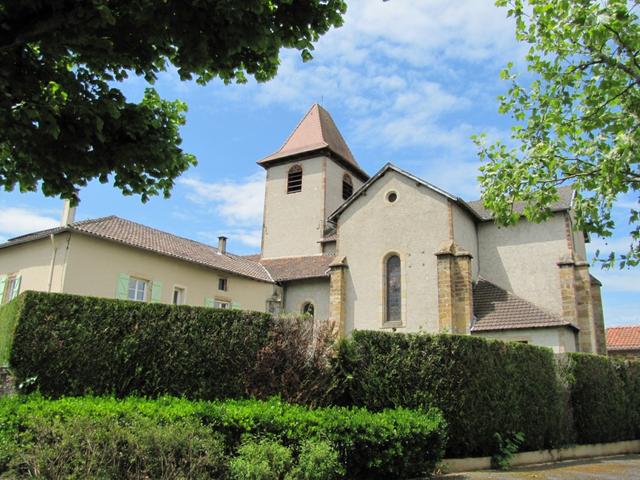 wir haben St.Félix erreicht, mit der romanischen Kirche St.Radegundis