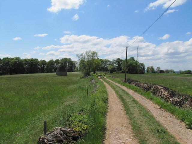 auf dem Weg kurz vor Figeac