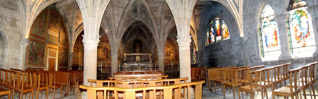 Breitbildfoto von der Kapelle der Kirche St.Sauveur