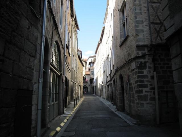 wir befinden uns nun in der Altstadt von Figeac