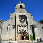die romanische Kirche Notre Dame du Puy, auf dem Hügel von Figeac, ist nicht besonders schön