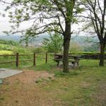 schöner Picknickplatz, selten anzutreffen