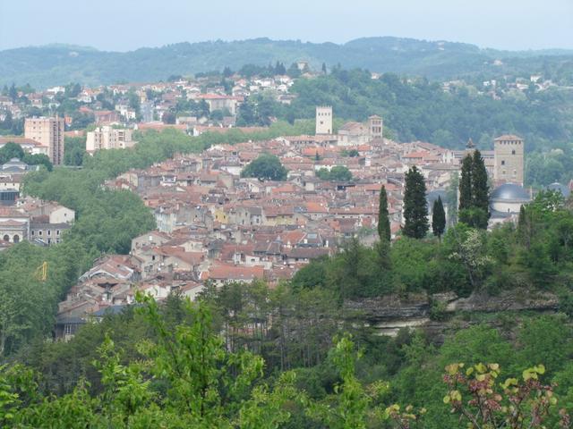 Blick auf die Altstadt von Cahors