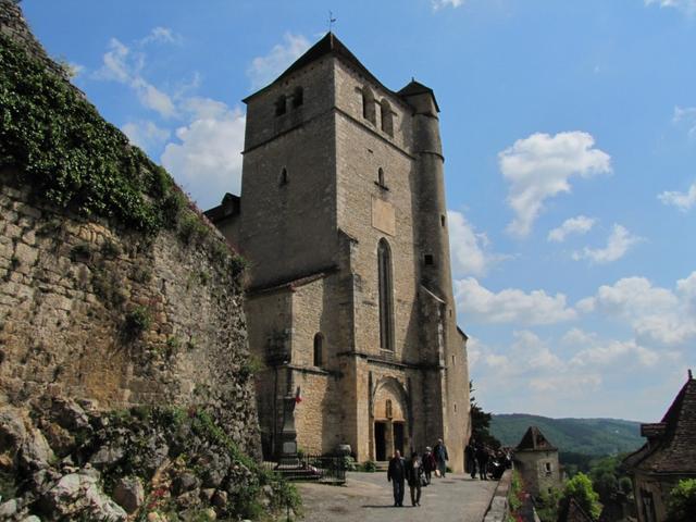 nochmals die romanische Kirche von St.Cirq Lapopie. Baubeginn 1522