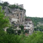 plötzlich taucht vor uns Rocamadour auf