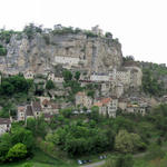 Breitbildfoto von Rocamadour