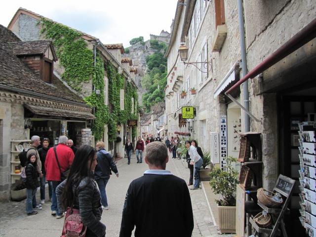 der sogenannte "Heilige Weg" in Rocamadour