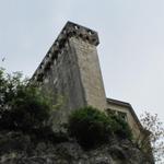 Blick auf die Burg aus dem 14.Jh. mit atemberaubendem Ausblick