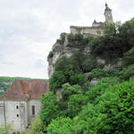 Blick auf die Burg mit Aussichtsterrasse