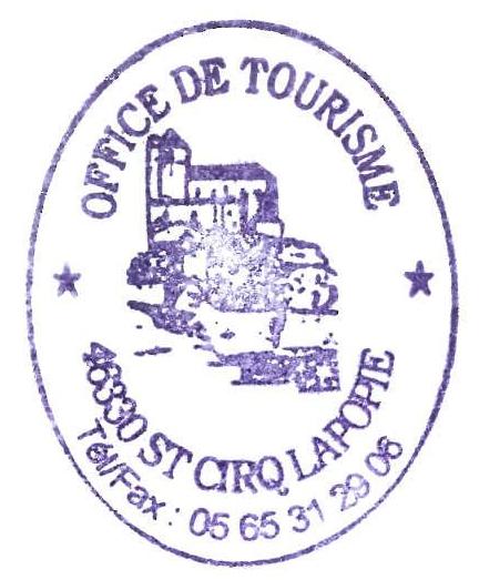 Stempel von St.Cirq Lapopie