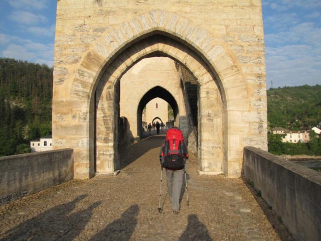 Mäusi auf dem Pont Valentré