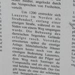 Infotafel über die Geschichte von Lauzerte Teil 2