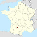 hier befindet sich Cahors