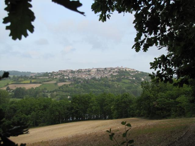 Blick zurück nach Lauzerte