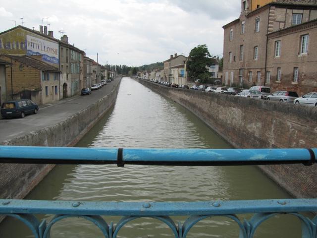 der Tarnkanal, der durch Moissac führt