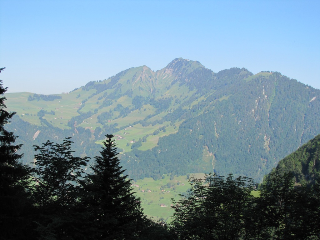 Blick von Niederrickenbach Richtung Stanserhorn