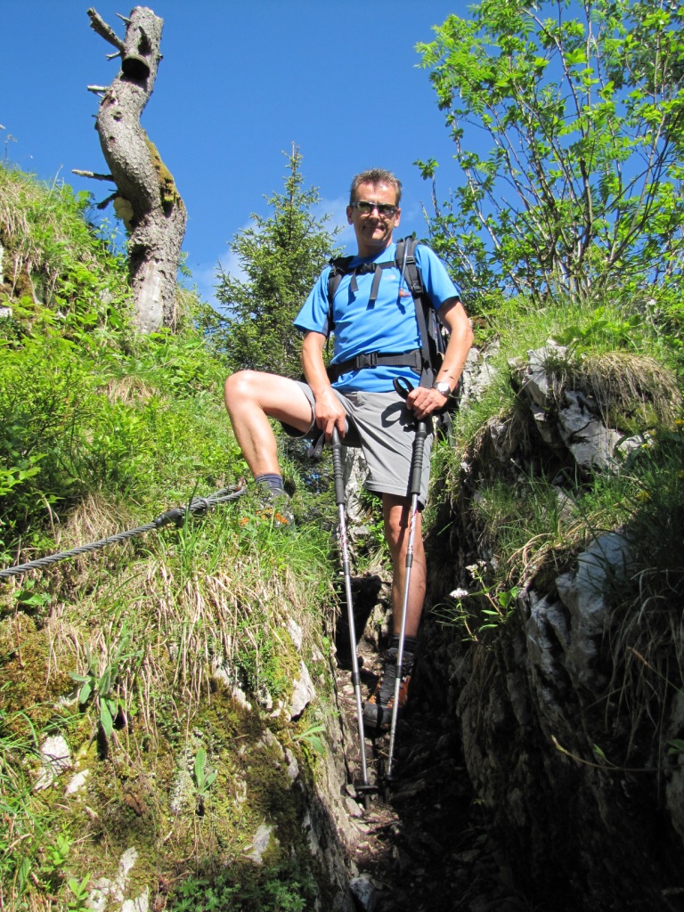 Franco beim Eingang in die Musenalp