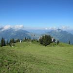 wir haben die Ober Musenalp verlassen und Wandern Richtung Stollen 1742 m.ü.M.