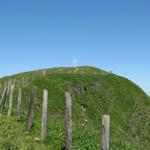 das Gipfelkreuz vom Buochserhorn rückt näher