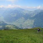 Mäusi bestaunt beim runterlaufen die Aussicht