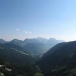 Blick von First aus, Richtung Toggenburg und Säntis