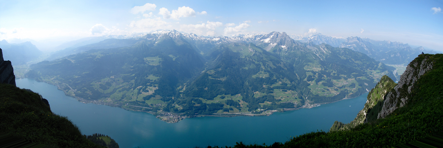 wunderschönes Breitbildfoto vom Walensee