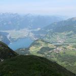 Blick Richtung Weesen und Linthtal