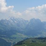 die Aussicht reicht bis zum Säntis und Altmann