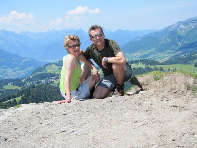 Mäusi und Franco auf dem Flügenspitz