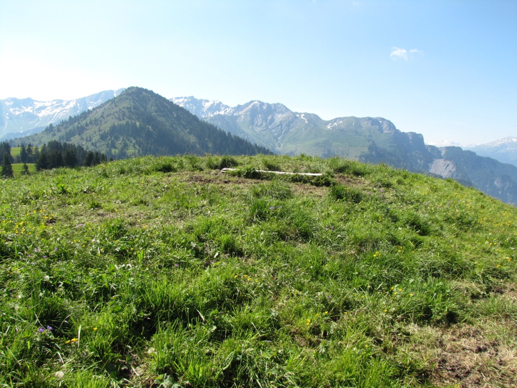 wir haben den Cyprianspitz 1774 m.ü.M. erreicht. Eher ein Hügel als ein Spitz. Aber was für eine Aussicht!