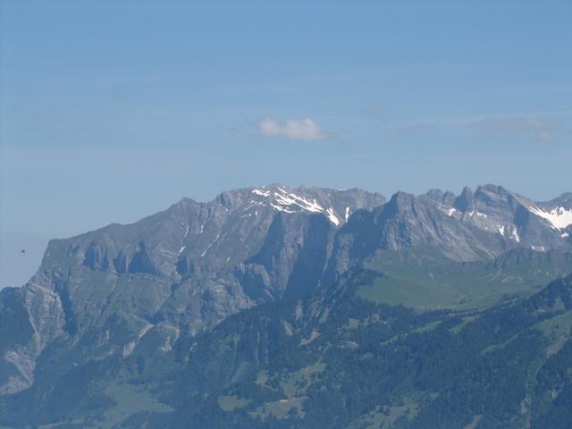 Blick zum Falknis. Dort oben waren wir auch schon