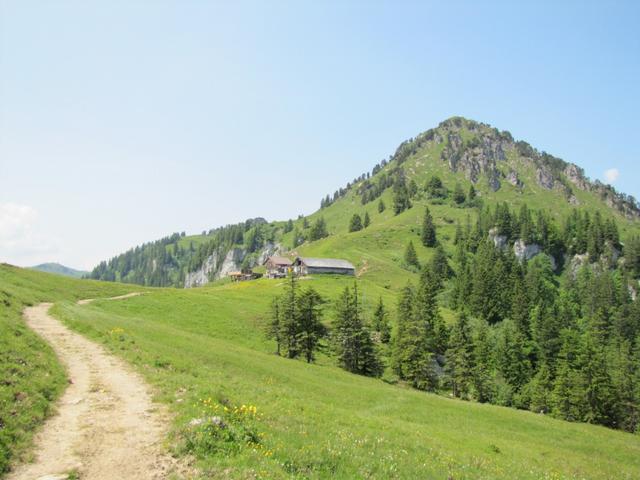 wir haben Roggenegg verlassen. Blick zurück